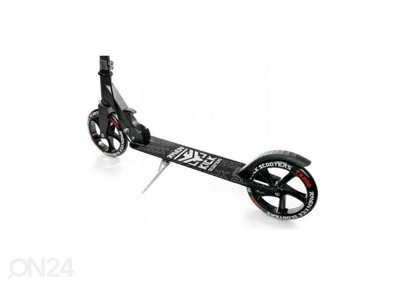 Tõukeratas Raven Straight 200 mm käsipiduriga must/hõbe suurendatud