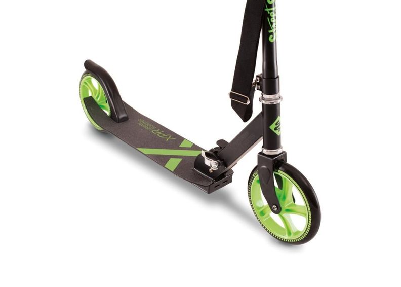 Tõukeratas Urban XPR Black Green Street Surfing suurendatud