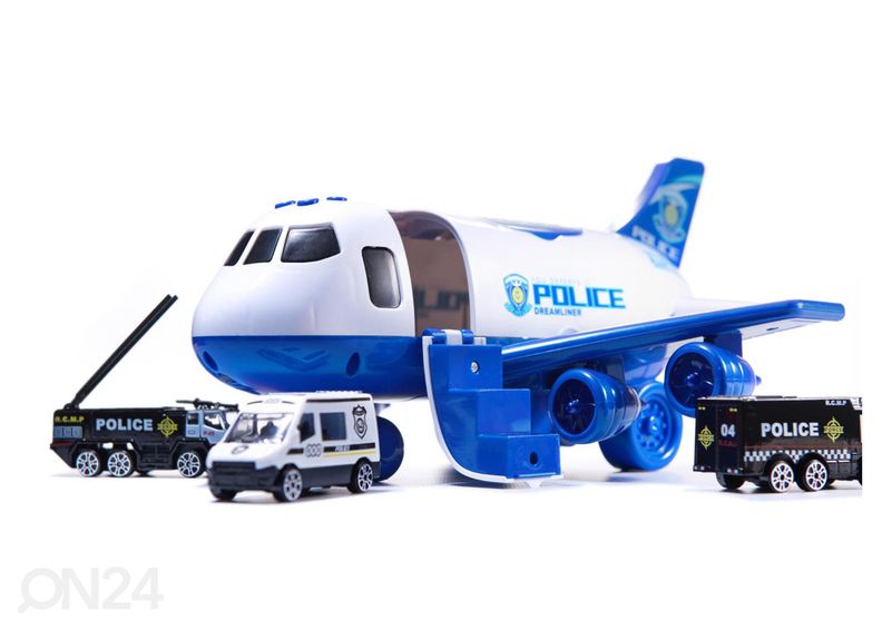 Transpordilennuk + 3 politseiautot suurendatud