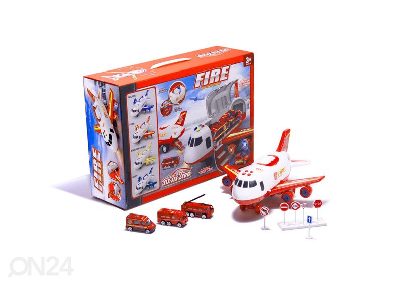 Transpordilennuk + 3 tuletõrjeautot suurendatud