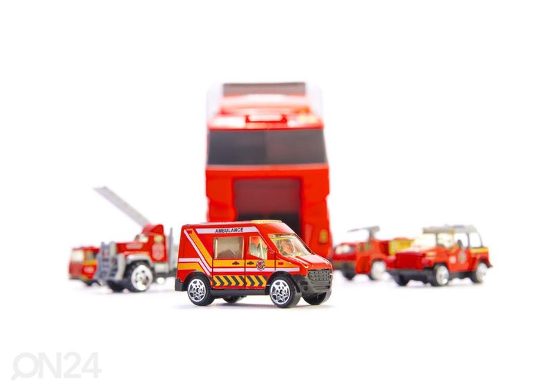 Transporter veoauto + 6 metallist mudelautot suurendatud