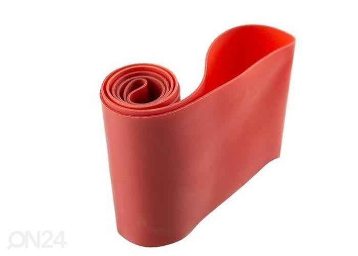 Treeningkumm HMS GU04 punane, 600x50x0.7 mm suurendatud