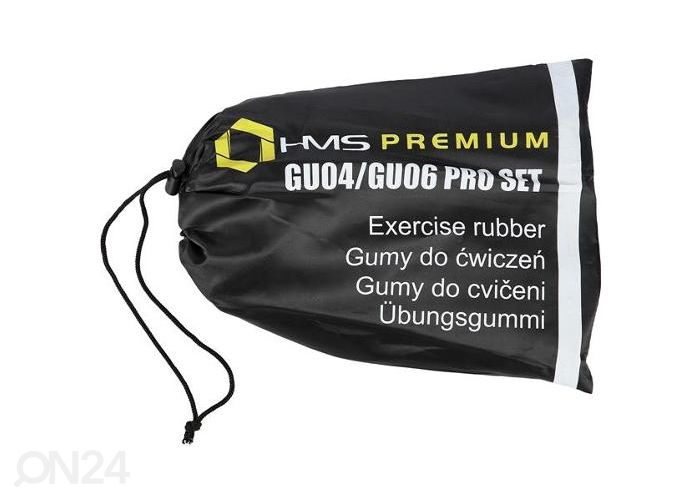 Treeningkummide komplekt HMS Premium GU04/GU06 Pro suurendatud