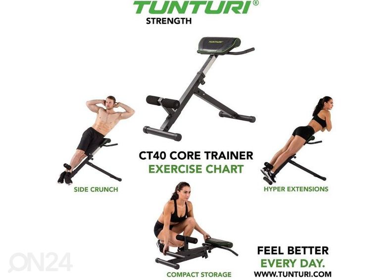 Treeningpink Tunturi CT40 Core trainer suurendatud