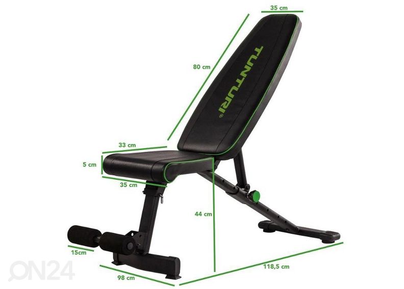 Treeningpink Tunturi UB20 Utility Bench suurendatud