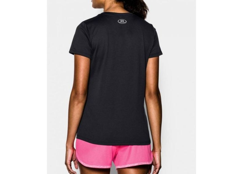 Treeningsärk naistele Under Armour Tech V-Neck Short Sleeve W 1255839-002 suurendatud
