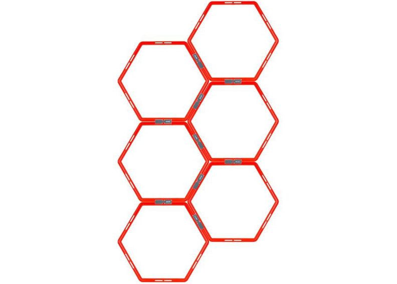 Treeningvahend koordinatsiooni harjutamiseks Hexagon 6-osaline Avento suurendatud