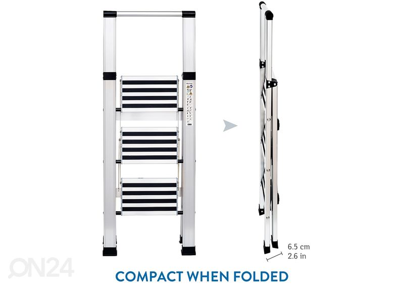 Treppredel Tatkraft Adamant 3 astet suurendatud
