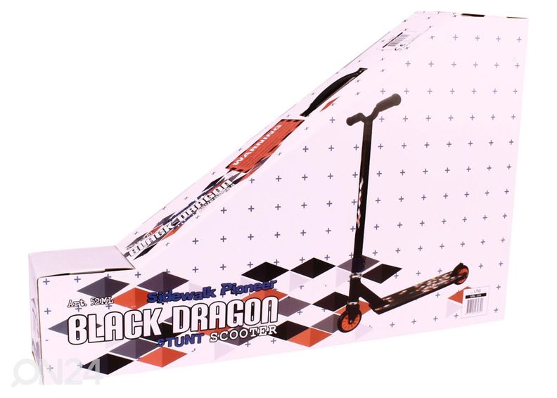 Triki Tõukeratas Black Dragon suurendatud