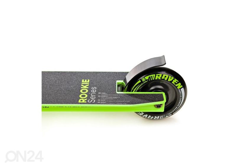 Triki tõukeratas Raven Rookie Lime suurendatud