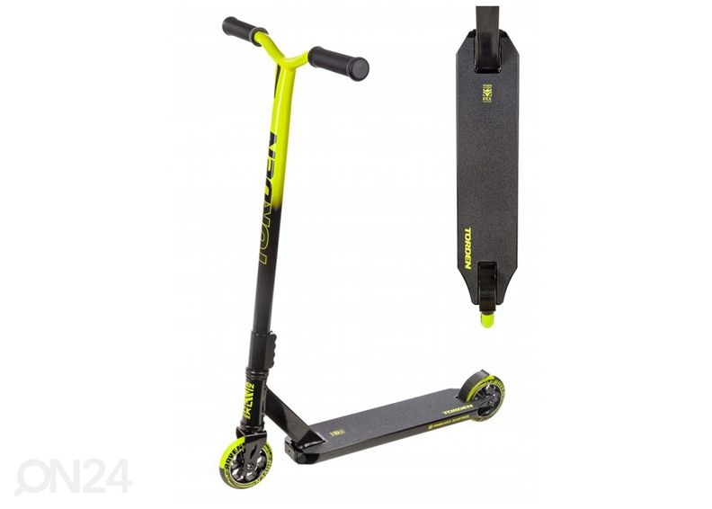 Triki tõukeratas Raven Torden must/laimiroheline 110mm suurendatud