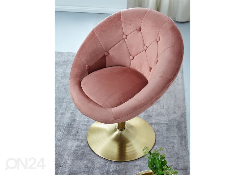 Tugitool Lounge, roosa suurendatud