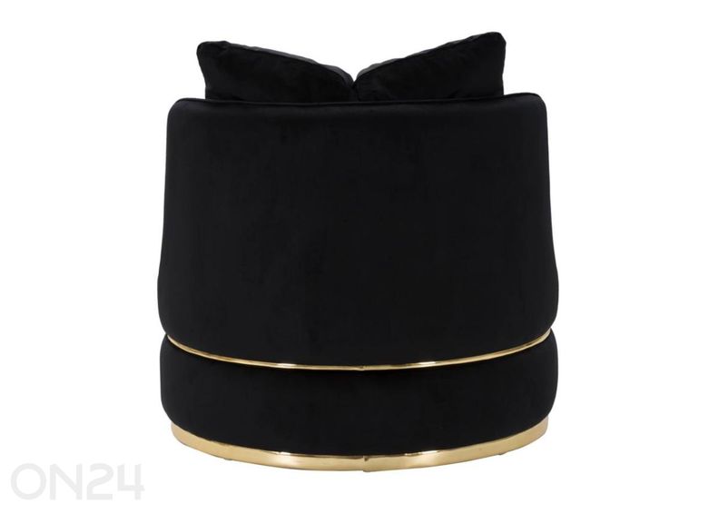 Tugitool Paris Ø72 cm, must/kuldne suurendatud