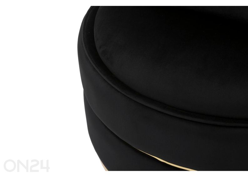 Tugitool Paris Ø72 cm, must/kuldne suurendatud
