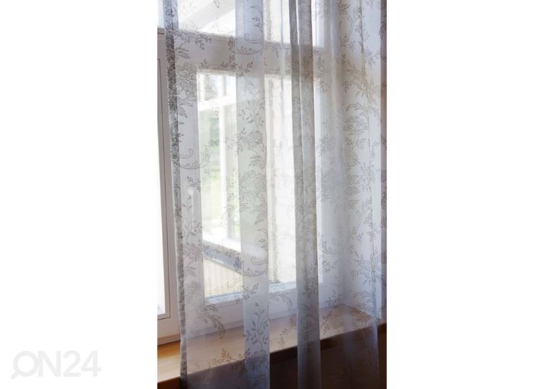 Tüllkardin ARGENTO v.07 hall 250x250 cm suurendatud