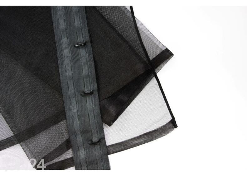 Tüllkardin RIVA V.12 must 150x230 cm suurendatud