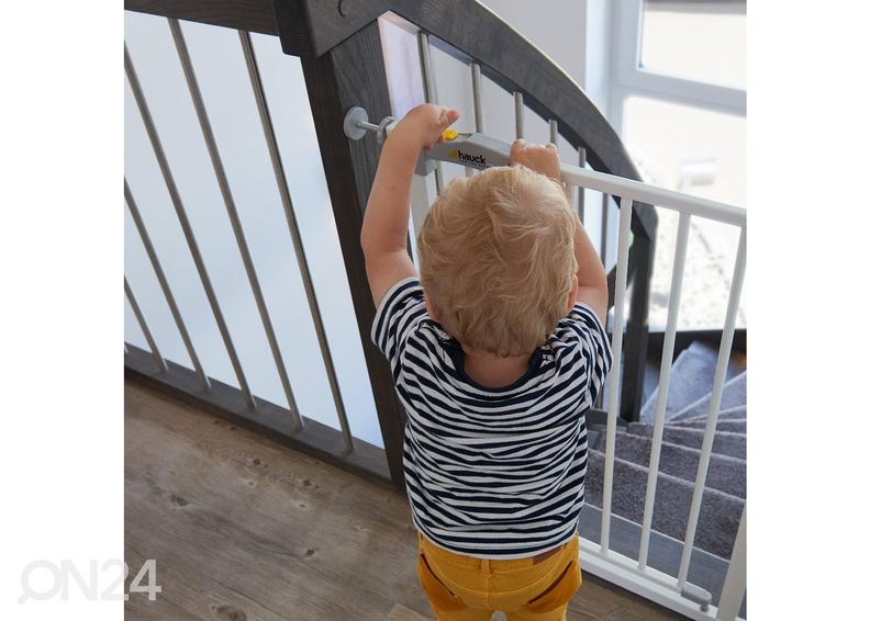 Turvavärav 96-101 cm Hauck Essential Open N Stop valge suurendatud