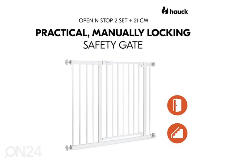 Turvavärav 96-101 cm Hauck Open N Stop 2 suurendatud
