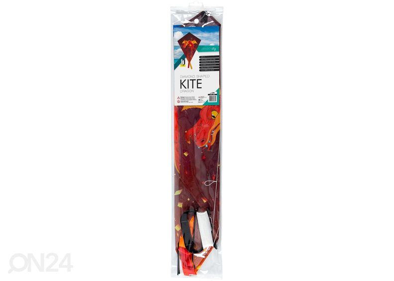 Tuulelohe Diamond Kite Dragon fly suurendatud