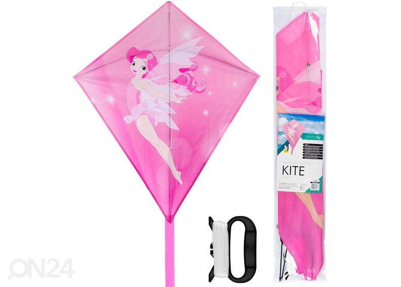Tuulelohe Diamond Kite Fairy Dragon fly suurendatud