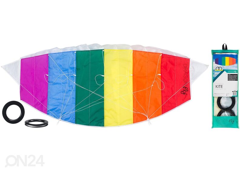 Tuulelohe Parachute Kite Fantasy 120 Dragon fly suurendatud