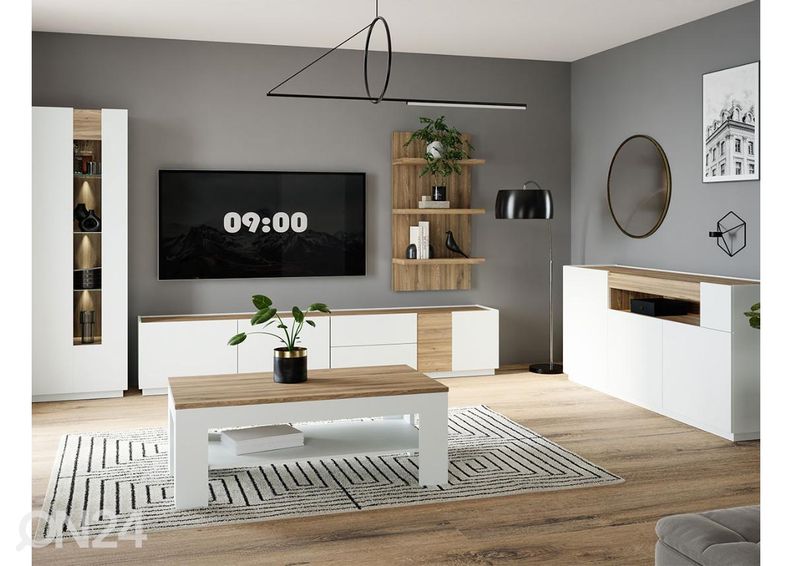 TV-alus 204 cm suurendatud