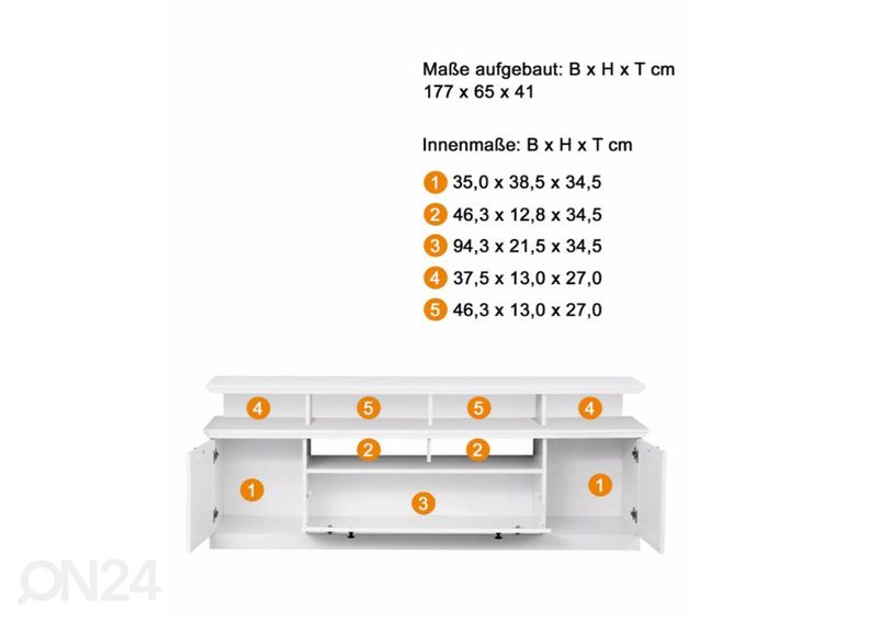 TV-alus Baxter suurendatud