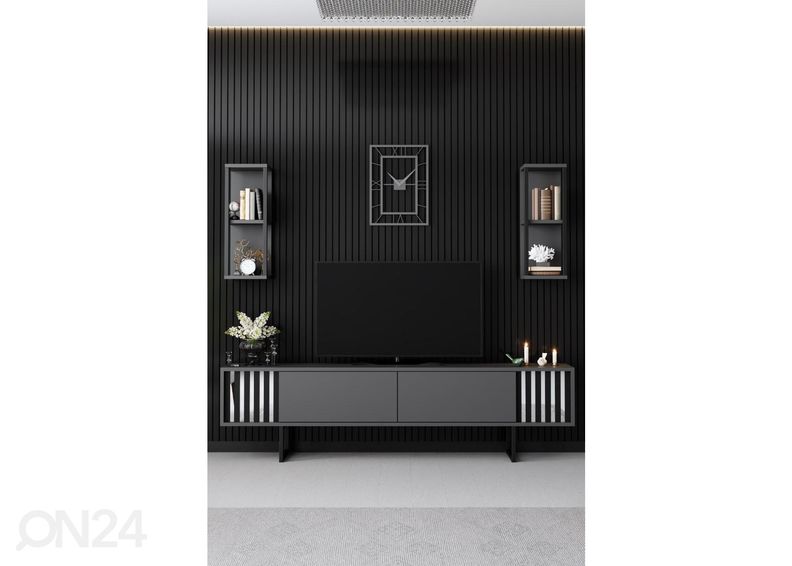 TV-alus Bithynia 180 cm + seinariiulid suurendatud