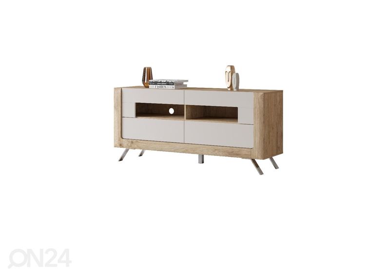 TV-alus Cassandra 161 cm, tamm/kašmiir suurendatud