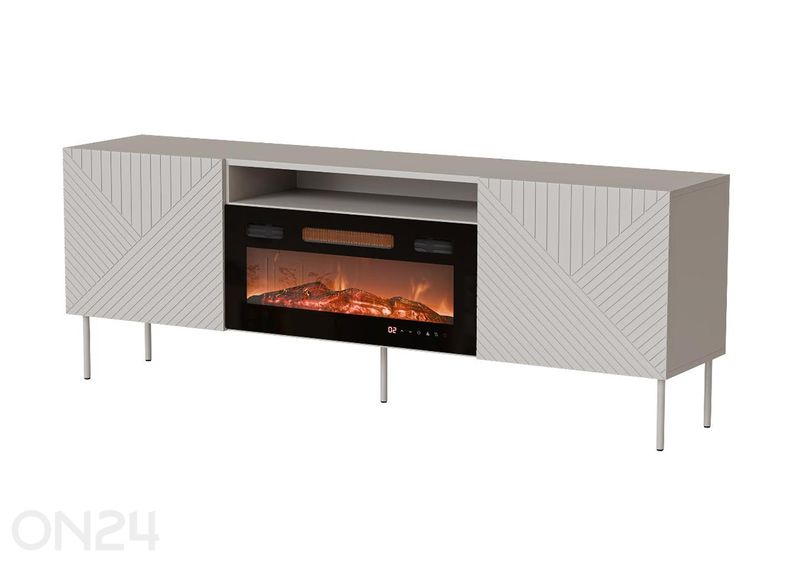 TV-alus Deco 191 cm + elektrikamin suurendatud