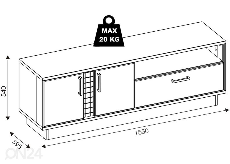 TV-alus Dorian suurendatud