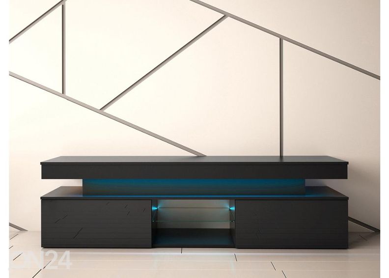 TV-alus Glossa 190 cm + LED suurendatud