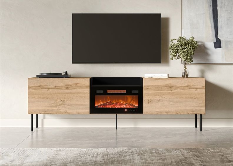 TV-alus Kanton elektrikaminaga suurendatud