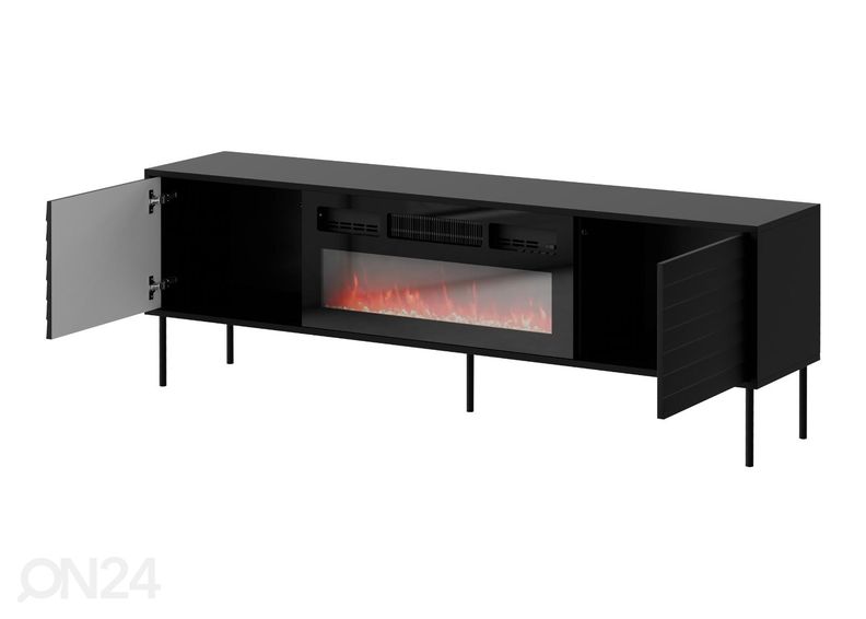 TV-alus Kim 180 cm + elektrikamin suurendatud