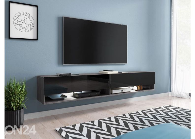 TV-alus + LED-valgustus suurendatud