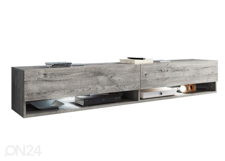 TV-alus + LED-valgustus suurendatud