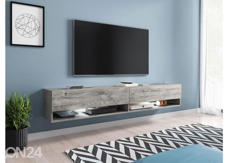 TV-alus + LED-valgustus suurendatud