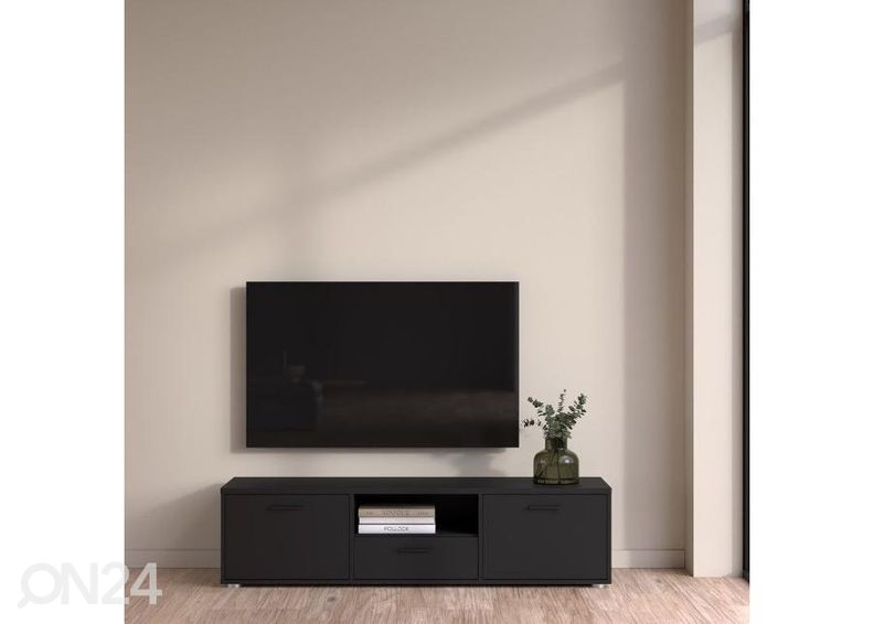 Tv-alus Media 147 cm, must suurendatud