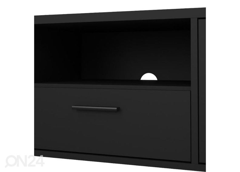 Tv-alus Media 147 cm, must suurendatud