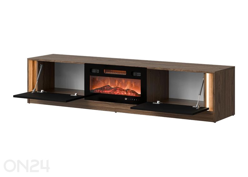 TV-alus Mizu elektrikaminaga + LED suurendatud