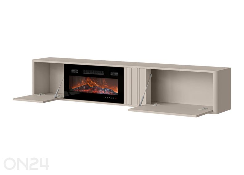 TV-alus Philippe 190 cm + elektrikamin suurendatud