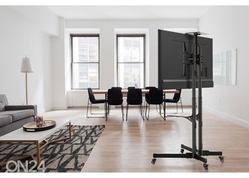 TV-alus ratastel suurendatud