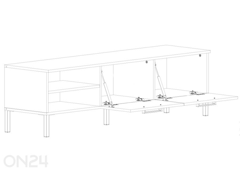 TV-alus Santes 155 cm suurendatud