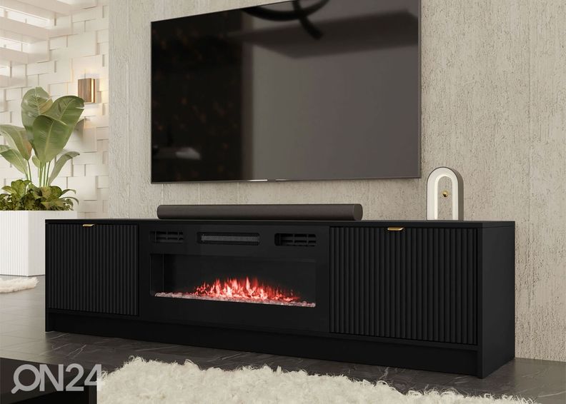 TV-alus Tireno 182 cm elektrikaminaga suurendatud