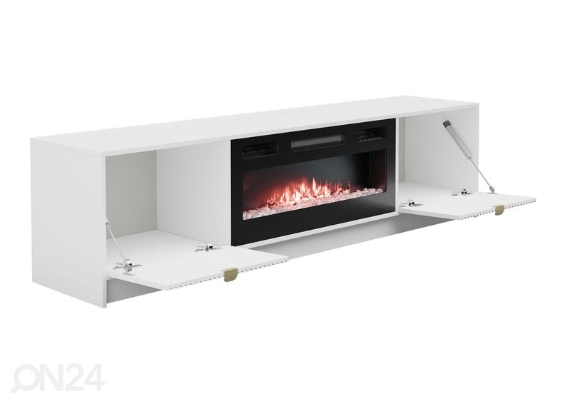 TV-alus Tireno 182 cm elektrikaminaga suurendatud