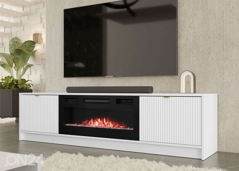 TV-alus Tireno 182 cm elektrikaminaga suurendatud