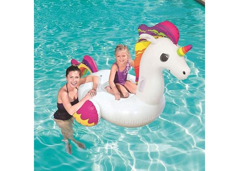 Ujumismadrats ükssarvik Bestway 150x117 cm suurendatud