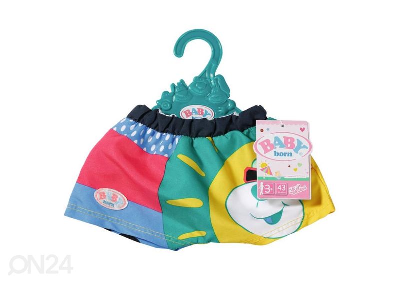 Ujumispüksid nukule Holiday BABY BORN 43 cm suurendatud