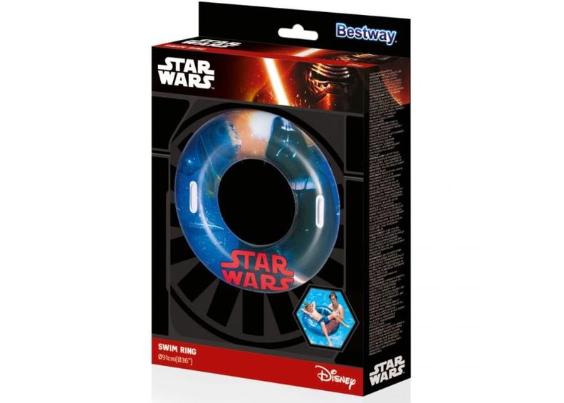 Ujumisrõngas Bestway Star Wars 91cm suurendatud