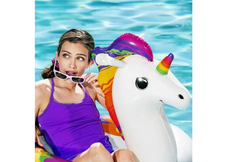 Ujumisrõngas Bestway ükssarvik 119 cm suurendatud